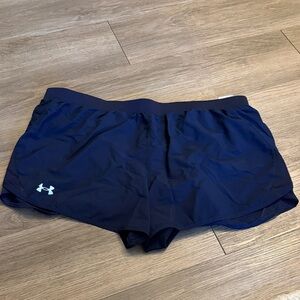 Under Armour Women's Dark Blue Athletic Shorts